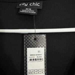 Brand New Black City Chic Women's Dress-Quiero